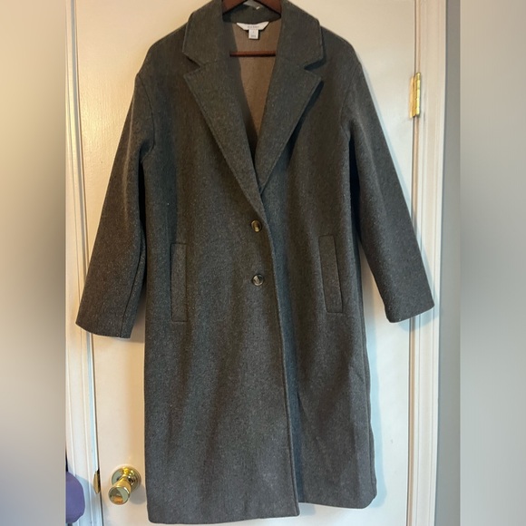 Soft Brushed Long Overcoat - Picture 1 of 5